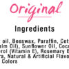 Original Flavor Lip Balm, 8 Pack - Ingredients List